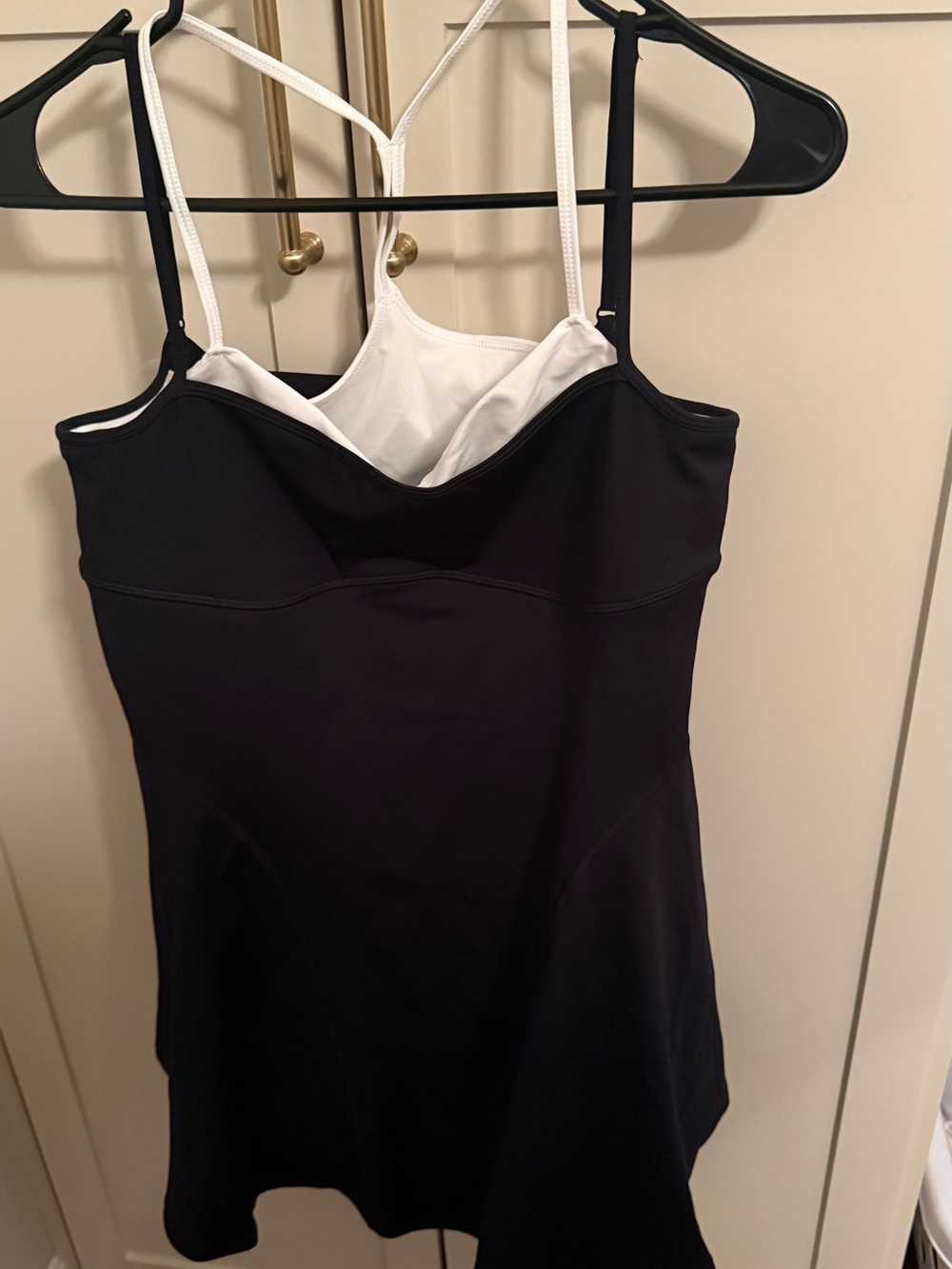 Free People Brown Mini Dress with Black Trim - Picture 2 of 3